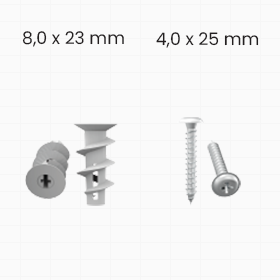 Schroeven & pluggen: Gipsplaat — hollewandplug